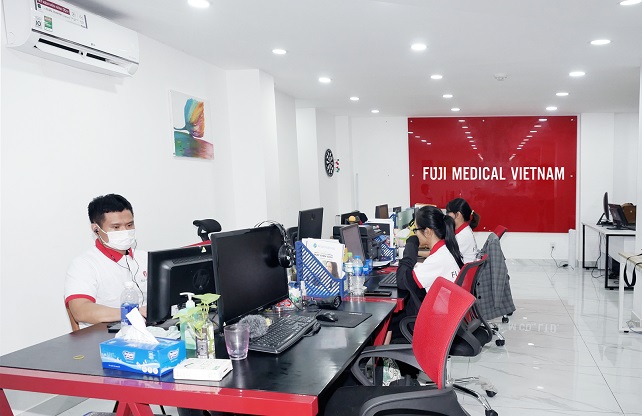 khối văn phòng Fuji Medical Việt Nam
