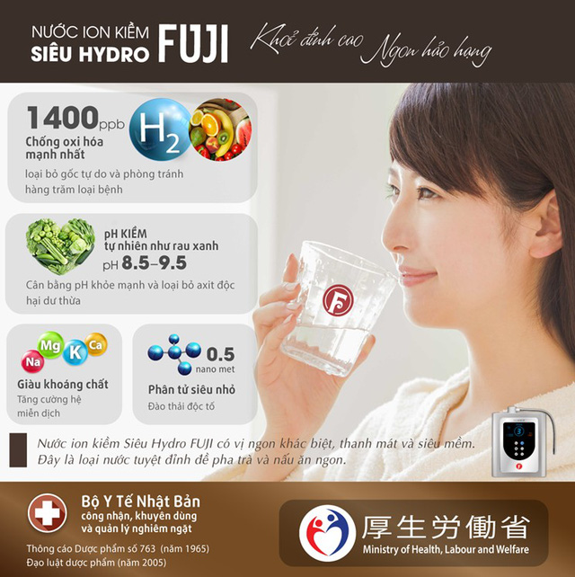 Fuji Smart trình làng 5 kiệt tác máy lọc nước ion kiềm P9, i9, Super9000, JP900, JP900 Pro - Xu hướng nước uống mới 2022 - Ảnh 3.